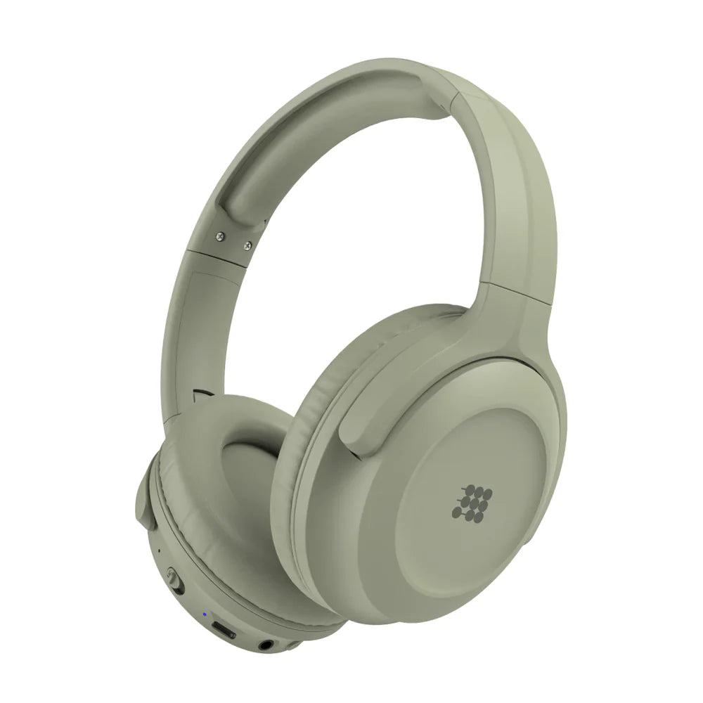 Cubitt Over Ear Noise Cancelling Headphones Green Headphones - Tophatter Daily Deals