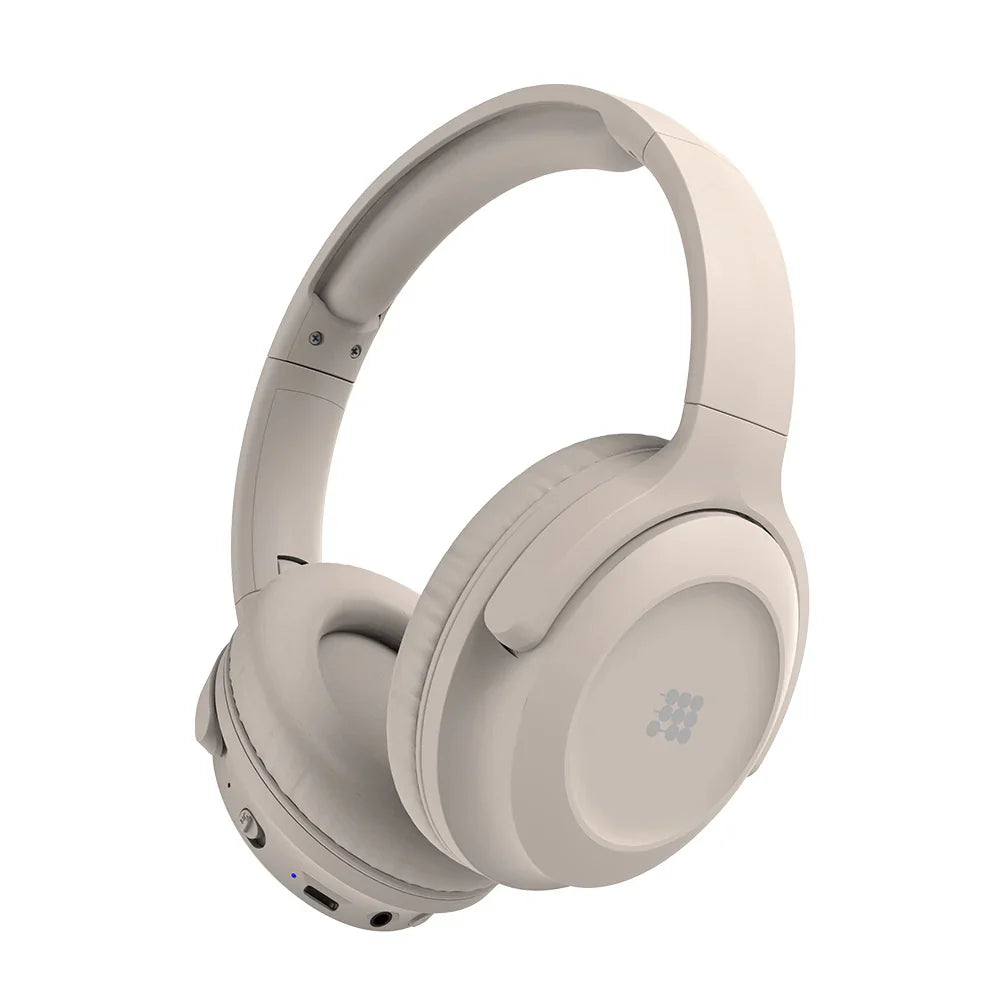 Cubitt Over Ear Noise Cancelling Headphones Sand Headphones - Tophatter Daily Deals