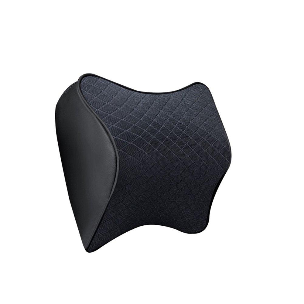 Headrest Pillow for Car - Universal Car Seat Head Pillow Memory Foam Neck Rest Support Cushion Pad Black Car Accessories - Tophatter Daily Deals