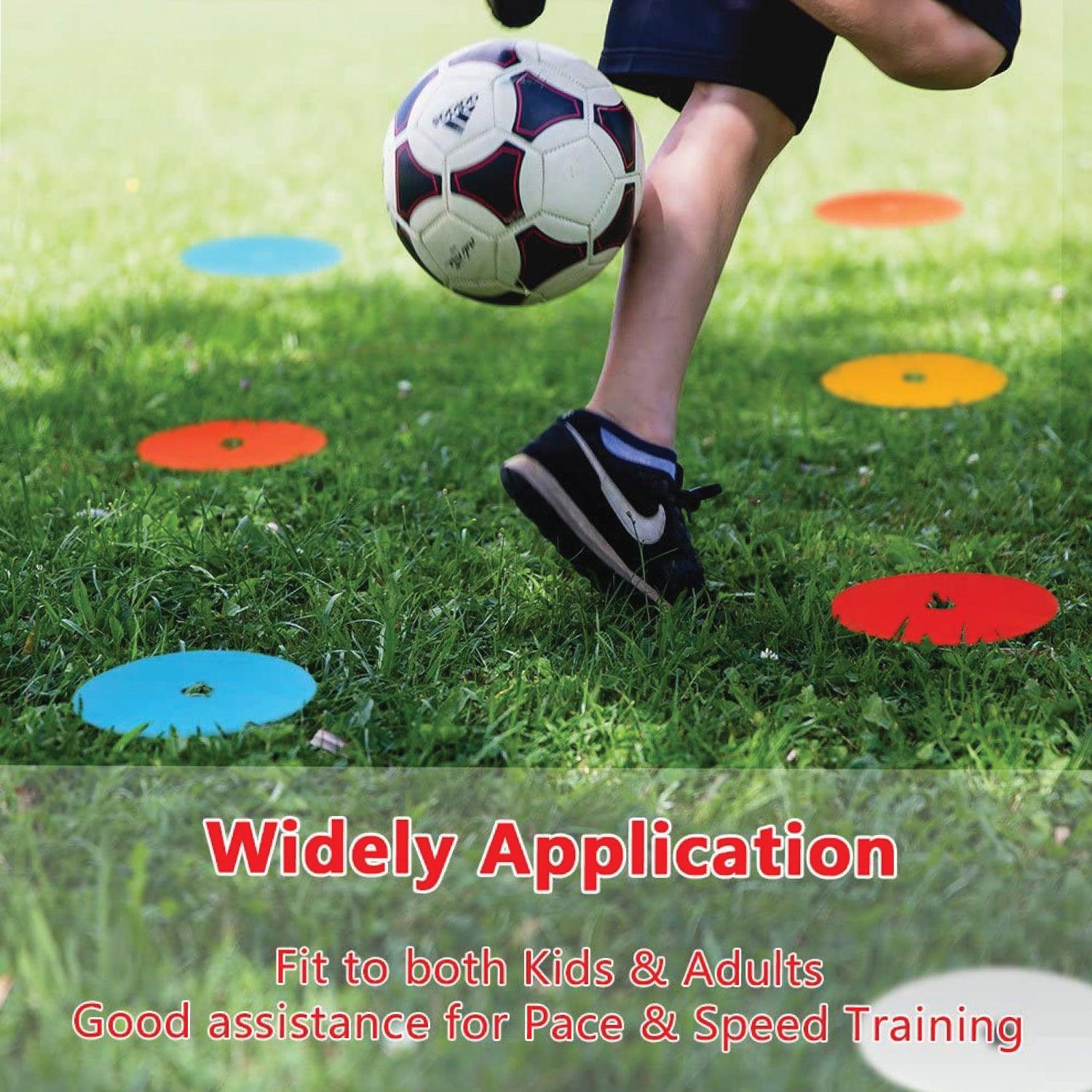 Flat Disc Markers - 1X(10Pack Flat Disc Markers Non-Slip Spots Markers Football Basketball Sports Sp Sports & Outdoor - Tophatter Daily Deals