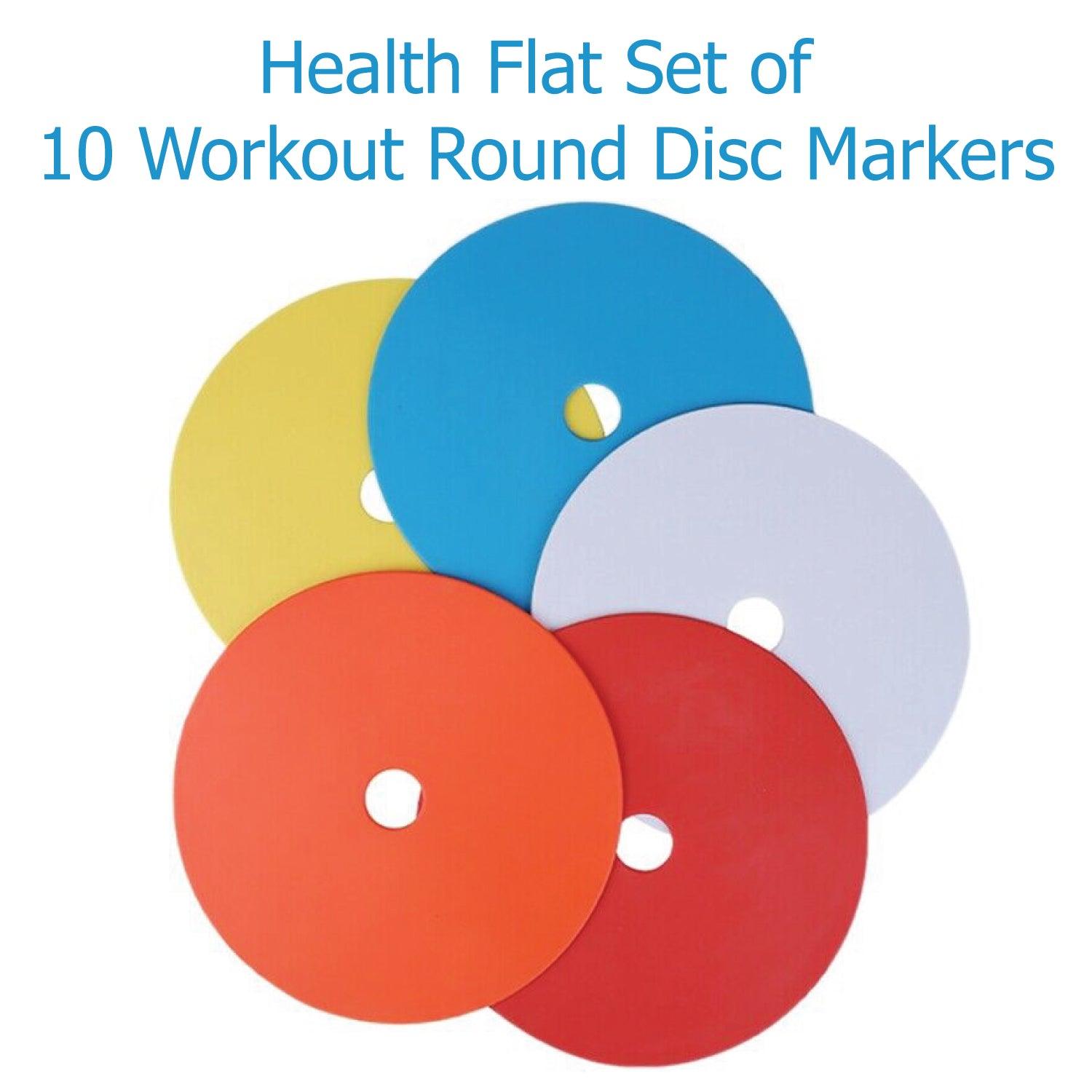 Flat Disc Markers - 1X(10Pack Flat Disc Markers Non-Slip Spots Markers Football Basketball Sports Sp Sports & Outdoor - Tophatter Daily Deals