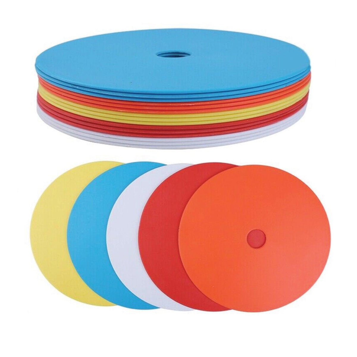 Flat Disc Markers - 1X(10Pack Flat Disc Markers Non-Slip Spots Markers Football Basketball Sports Sp Sports & Outdoor - Tophatter Daily Deals