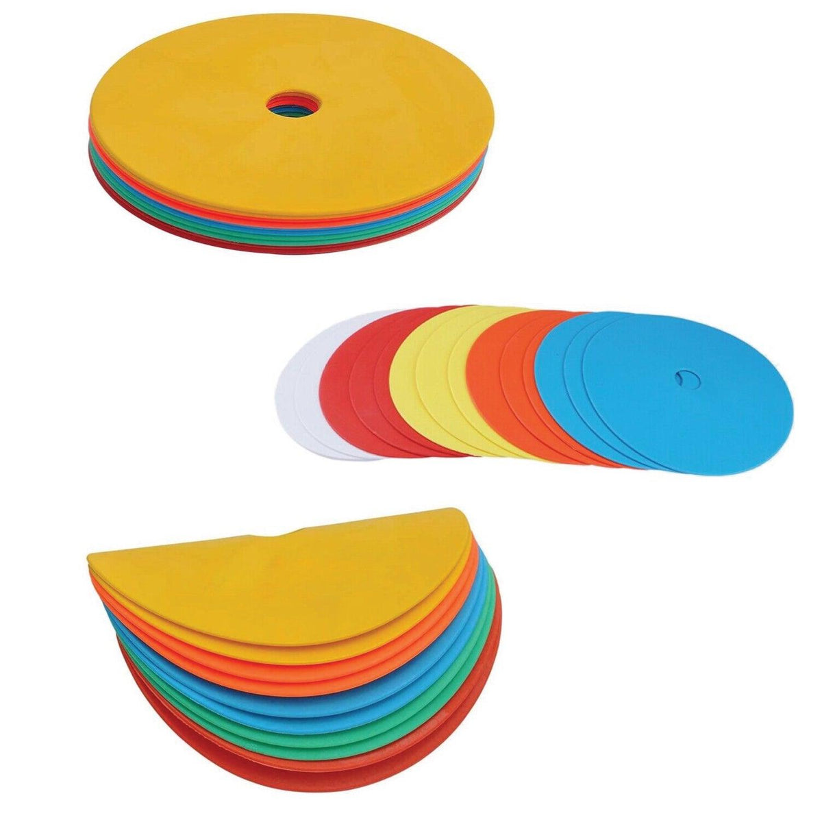 Flat Disc Markers - 1X(10Pack Flat Disc Markers Non-Slip Spots Markers Football Basketball Sports Sp Sports & Outdoor - Tophatter Daily Deals