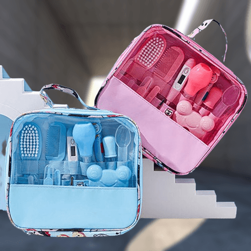 Newborn Grooming Kit - 13Pcs Multi-purpose Baby Nail Hair Health Care Grooming Brush Set Personal Care - Tophatter Daily Deals