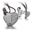Crystal Heart USB Flash Drive 2.0 Magnetic Necklace 16 GB - 6 Colors 16GB 2.0 Silver USB Flash Drive - Tophatter Daily Deals