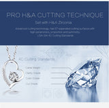 Love Heart Necklace 925 Sterling Silver Jewelry Charm Pendant for Women Necklace - Tophatter Daily Deals