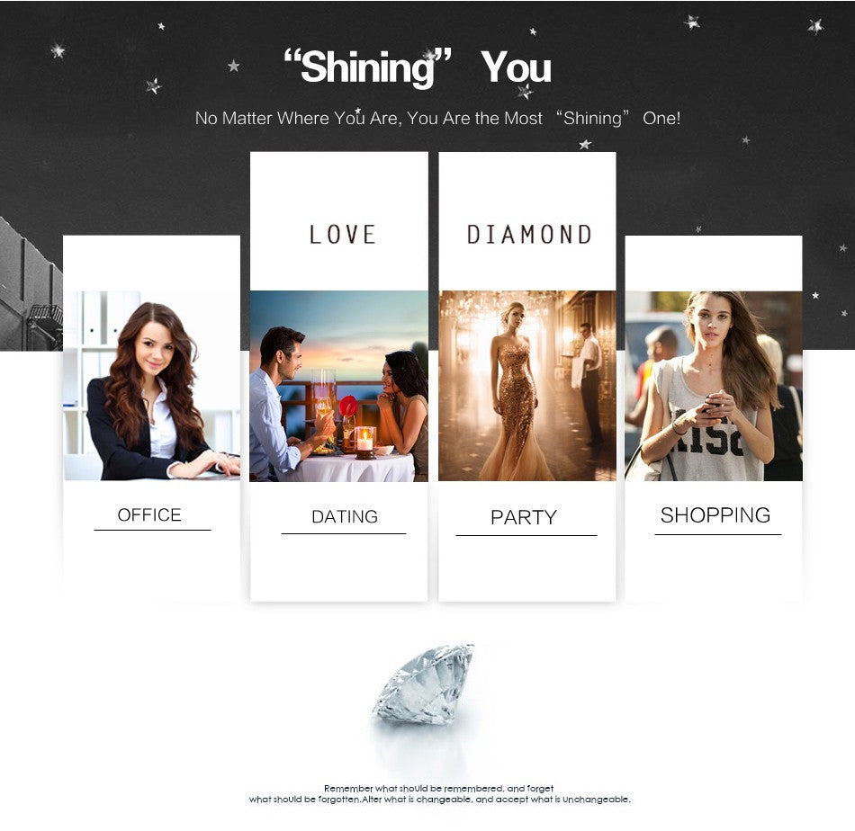 Love Heart Necklace 925 Sterling Silver Jewelry Charm Pendant for Women Necklace - Tophatter Daily Deals