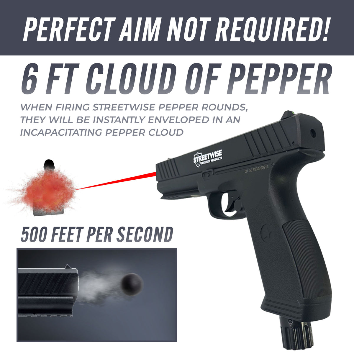 Streetwise The Heat Pepper Launcher Pepper Gun - Tophatter Daily Deals
