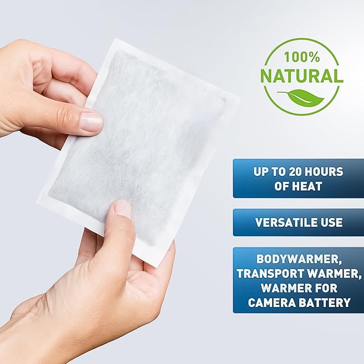 Body Warmer Patch - 10 or 40 Pieces EXTRA WARM Pad Warmer for Back and Neck | 12 Hours Pleasant Warmth | Purely Natural Health & Beauty - Tophatter Daily Deals