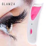 Heating Eyelash Curler - Long Lashes Makeup Curl Electric Lash Health & Beauty - Tophatter Daily Deals