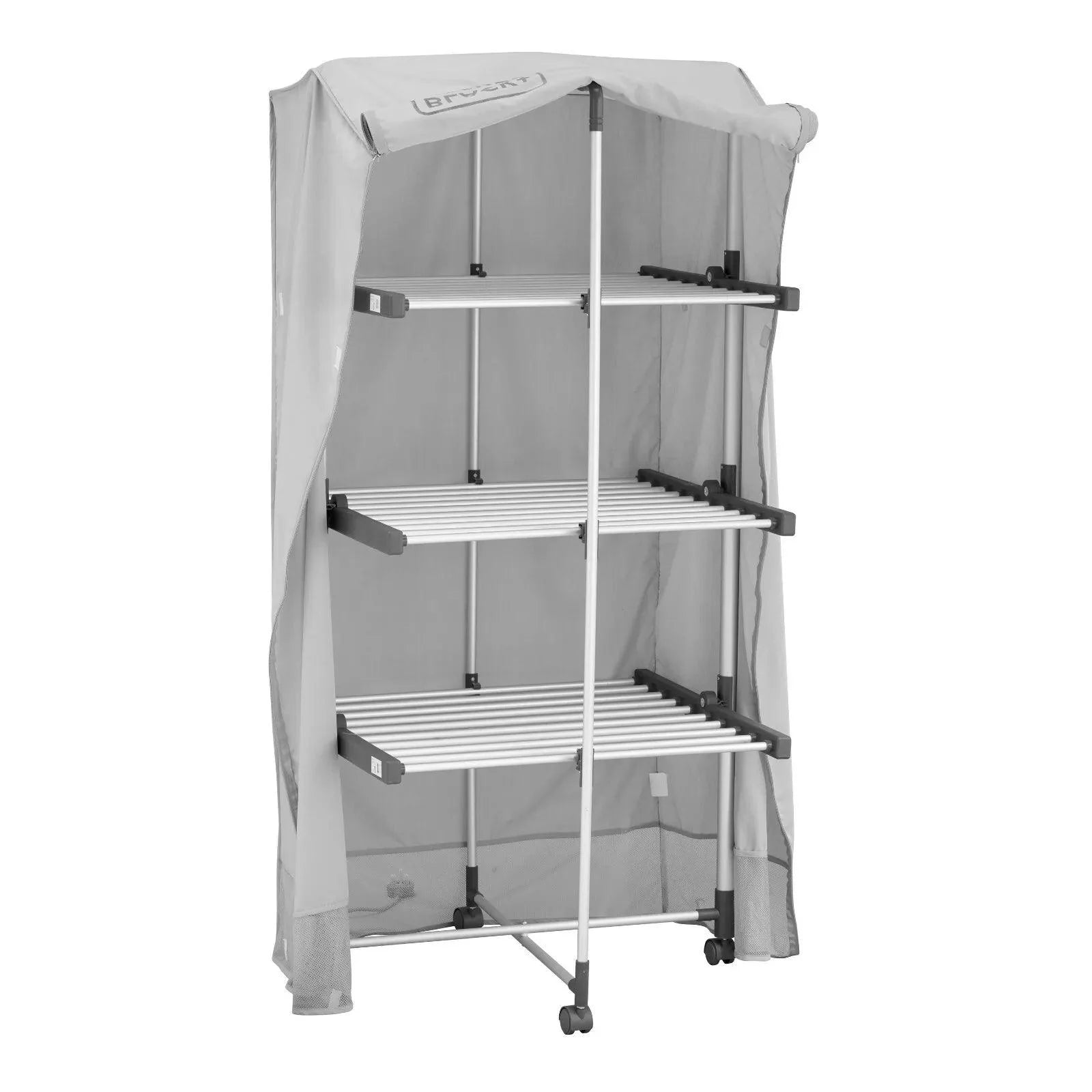 Electrical Clothes Airer - Black+Decker Electric Heated Clothes Airer / Low Energy / Large Drying Space Apparel & Accessories - Tophatter Daily Deals