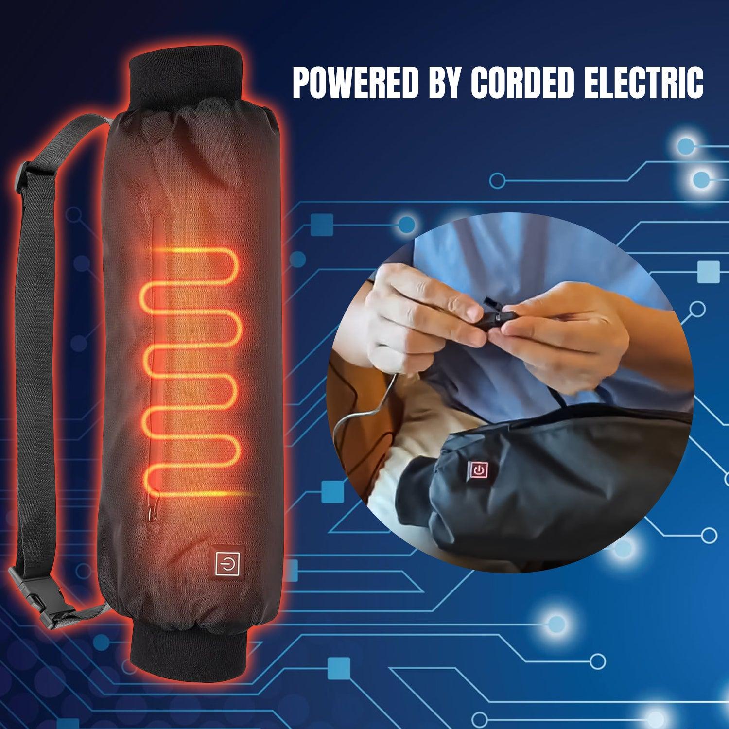 Hand Warmer Pouch - Electric Heated Hand Warmer Pouch, Gloves with Double Sided Heating Areas- Portable USB Heated Hand Muff for Men & Women Winter Warm - Tophatter Daily Deals