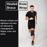 Heated Knee Brace - Heated Knee Brace Wrap Support | Electric Therapeutic Heating Pad W/Rechargable 7.4V 2600Mah Battery for Joint Pain Relief Health & Beauty - Tophatter Daily Deals