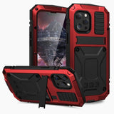 Heavy Duty Phone Case Rugged Armor Slim Shockproof Design Red - Tophatter Daily Deals
