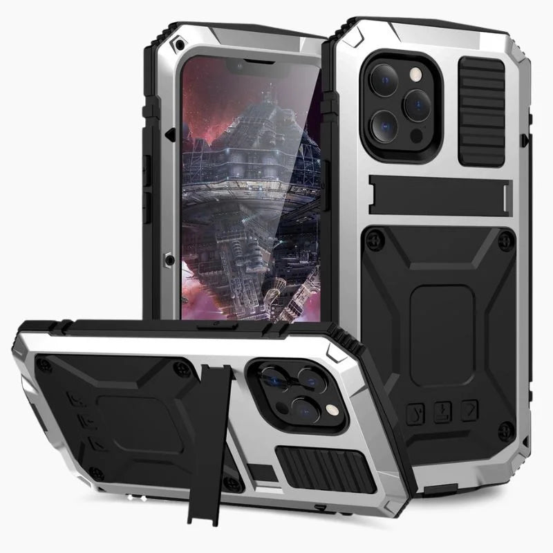 Heavy Duty Phone Case Rugged Armor Slim Shockproof Design White - Tophatter Daily Deals