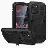 Heavy Duty Phone Case Rugged Armor Slim Shockproof Design Black - Tophatter Daily Deals