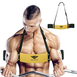 Biceps Supporter - Heavy-Duty Arm Blaster Body Building Bomber Bicep Curl Triceps Muscle Fitness UK Yellow Exercise & Fitness - Tophatter Daily Deals