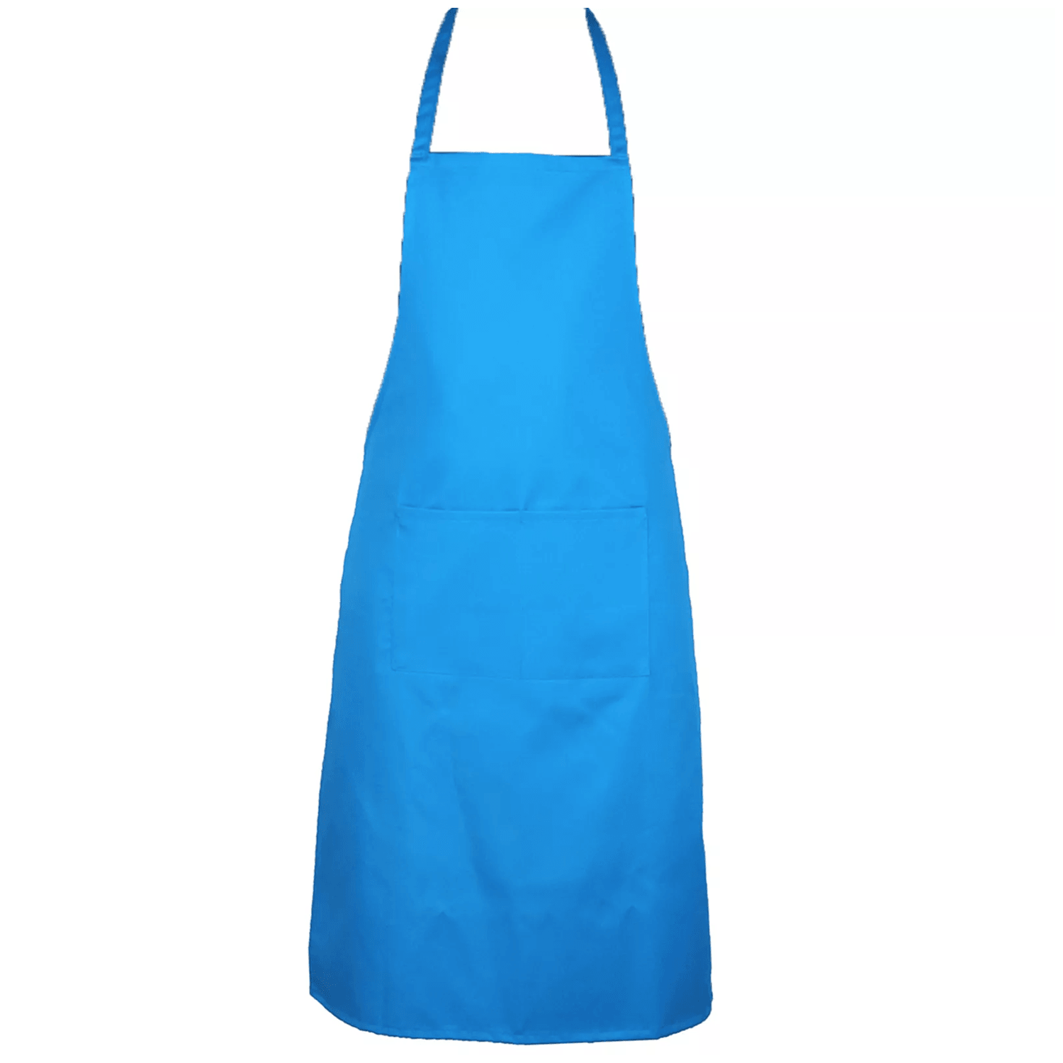 Waterproof Kitchen Apron - Plain Apron for Cooking Chefs Baking Pocket Craft BBQ Front Butcher Catering Blue Clothing - Tophatter Daily Deals