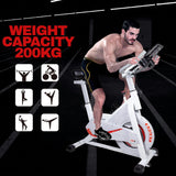 Best Exercise Bike for Home - Heavy Duty Exercise Bike Home Gym Bicycle Cycling Cardio Fitness Indoor Workout Exercise & Fitness - Tophatter Daily Deals