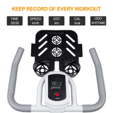 Best Exercise Bike for Home - Heavy Duty Exercise Bike Home Gym Bicycle Cycling Cardio Fitness Indoor Workout Exercise & Fitness - Tophatter Daily Deals