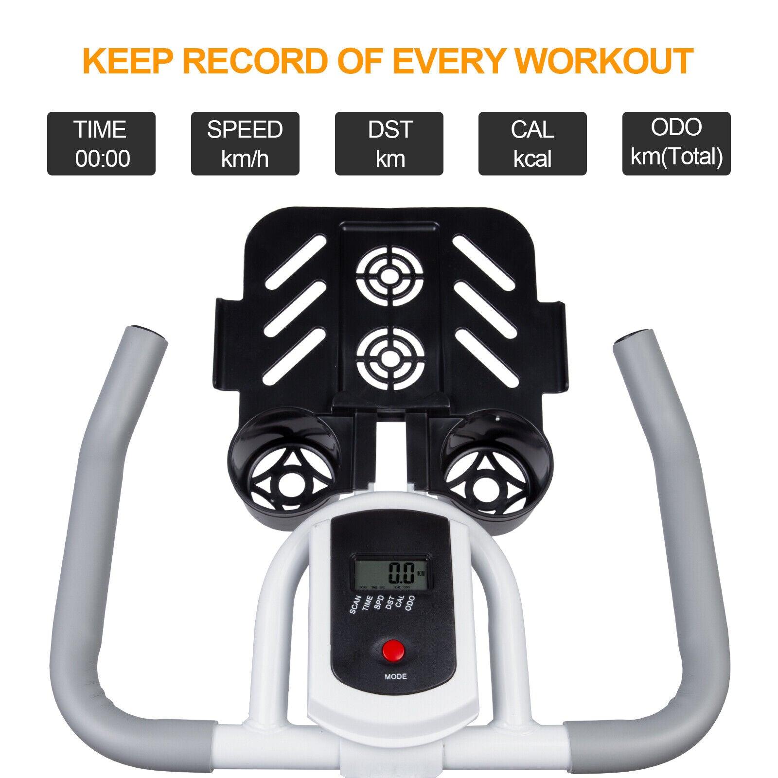 Best Exercise Bike for Home - Heavy Duty Exercise Bike Home Gym Bicycle Cycling Cardio Fitness Indoor Workout Exercise & Fitness - Tophatter Daily Deals