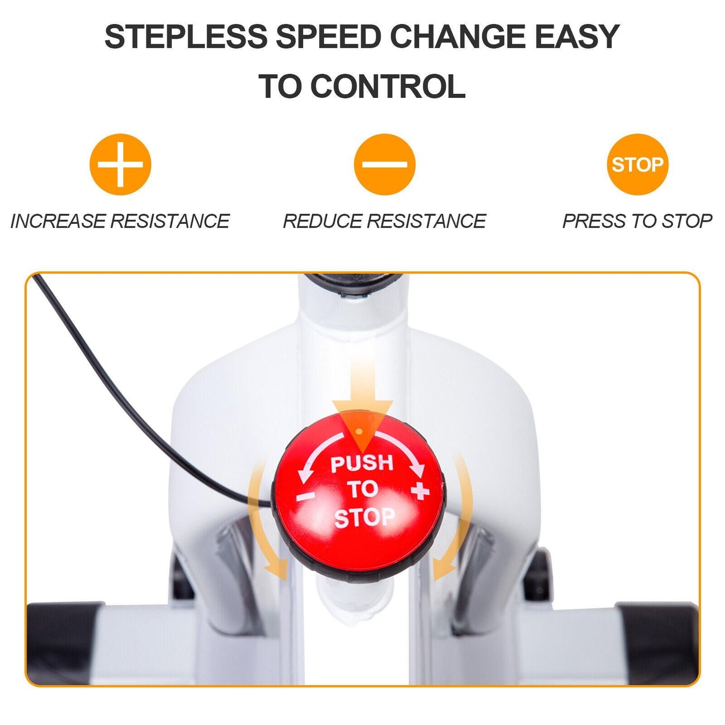 Best Exercise Bike for Home - Heavy Duty Exercise Bike Home Gym Bicycle Cycling Cardio Fitness Indoor Workout Exercise & Fitness - Tophatter Daily Deals