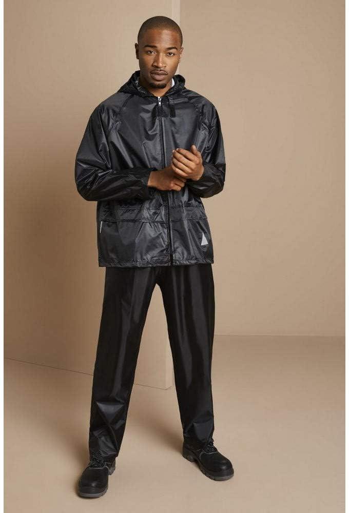 Best Raincoats Mens - Result Mens Waterproof Windproof Heavy Duty Jacket and Trousers Rain Suit + BAG Clothing - Tophatter Daily Deals