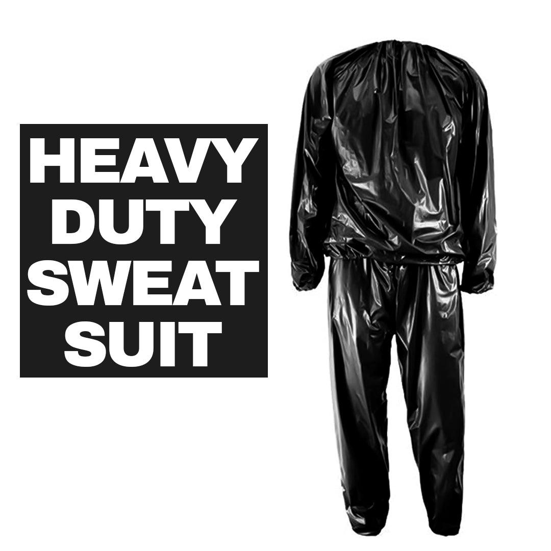 Sweat Suits For Weight Loss - Heavy Duty Sweat Suit Sauna Suit Exercise Gym Suit Fitness Weight Loss Anti-Rip Clothing - Tophatter Daily Deals