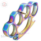 Classic Heavy Duty Belt Buckle & Paperweight - Titanium Knuckles Belt Buckle - Tophatter Daily Deals