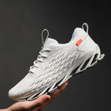 Sports shoes comfortable lightweight breathable wear-resistant cushioning White Gen-Z Sneakers - Tophatter Daily Deals