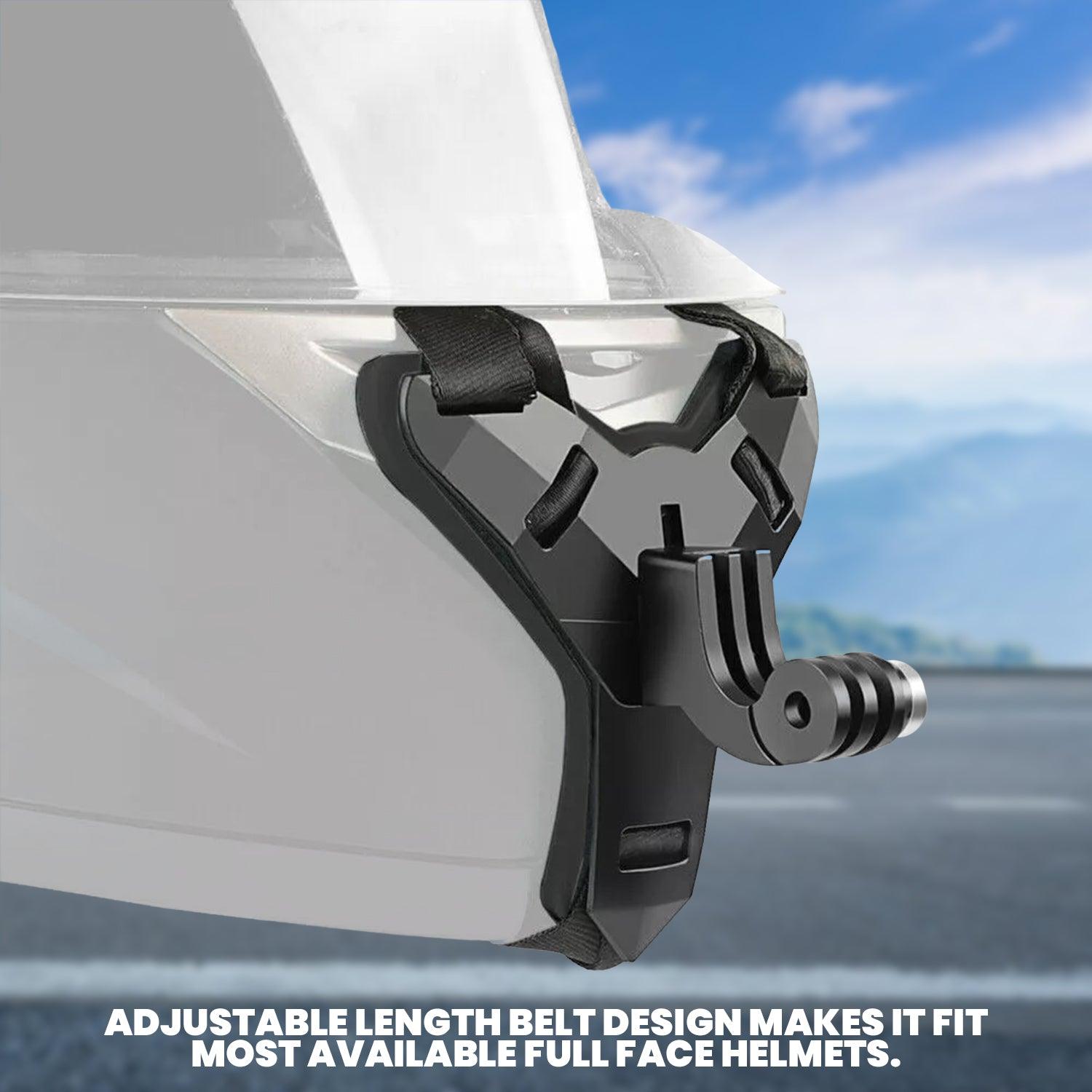 Helmet Camera Mount - Motorcycle Helmet Chin Strap Mount For Gopro Hero 9 8 7 5 Osmo Action Camera UK Sports & Outdoor - Tophatter Daily Deals