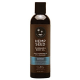 Hemp Seed Massage and Body Oil with Italian Bergamot Juniper Berries and White Wood 237 ml > Essentials > Massage Oil - Tophatter Daily Deals