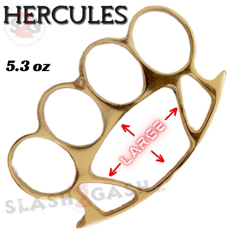 HERCULES Extra Thick Large Knuckles Chubby Chunk Buckle - Gold Belt Buckle - Tophatter Daily Deals