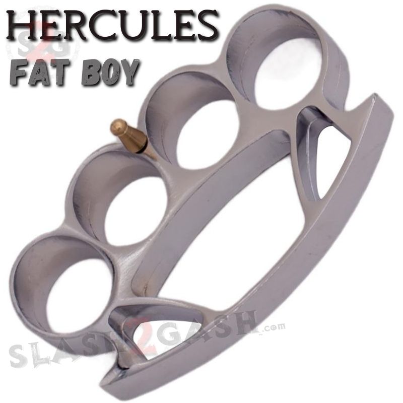 HERCULES Extra Thick Large Knuckles Chubby Chunk Buckle - Asst. colors Silver Chrome Belt Buckle - Tophatter Daily Deals