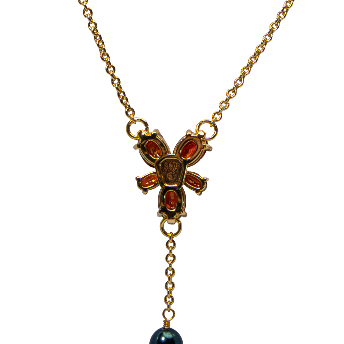 Harry Potter - Hermione's Deathly Hallows Red Crystal Necklace (Costume) Necklace - Tophatter Daily Deals