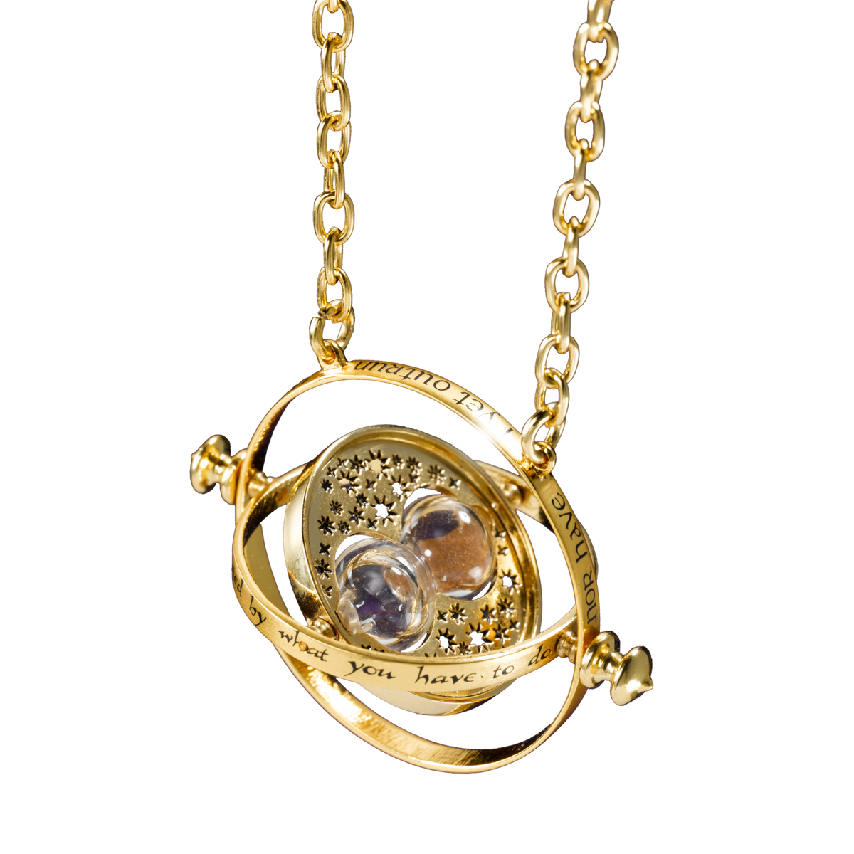 Harry Potter - Official Hermione's Time Turner and Display Case (24K Gold Plated) Collectible Replica - Tophatter Daily Deals