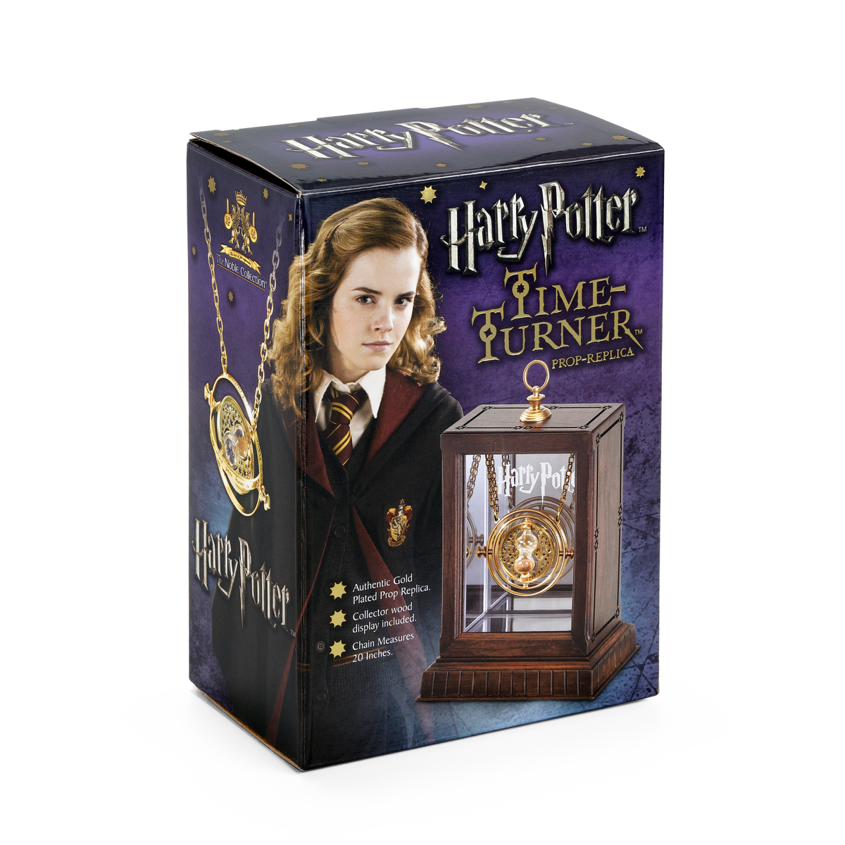 Harry Potter - Official Hermione's Time Turner and Display Case (24K Gold Plated) Collectible Replica - Tophatter Daily Deals