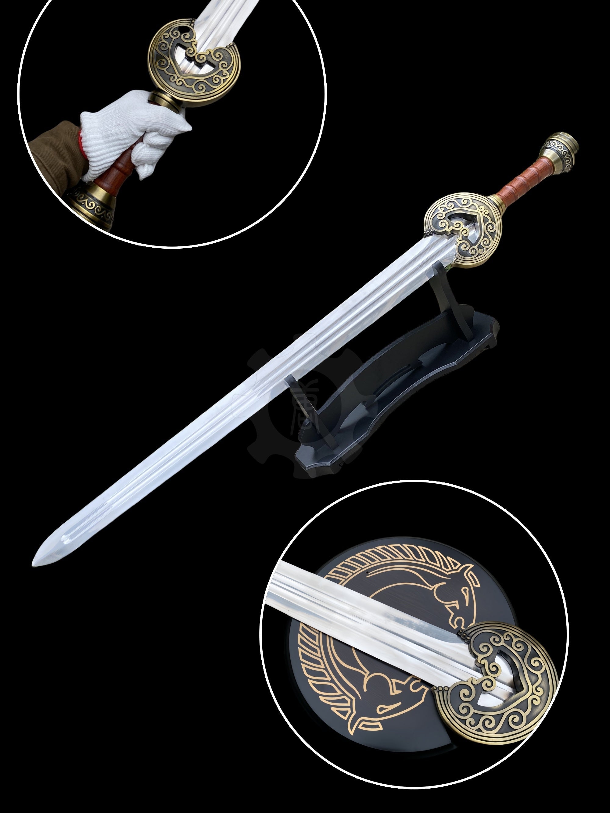 IRL Herrugrim Sword Of King Rohan Metal Replica - Tophatter Daily Deals