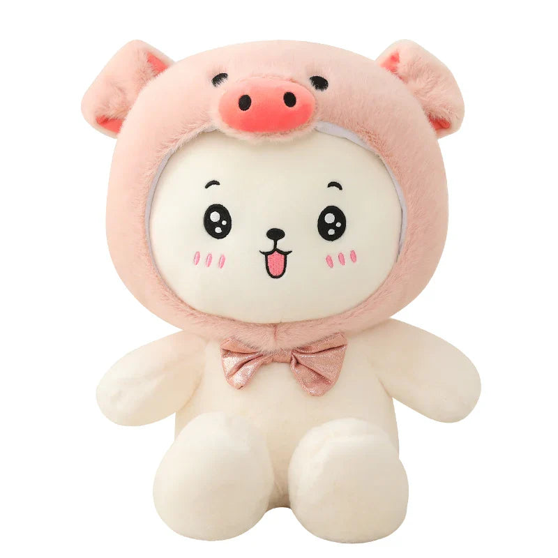 White Rabbit Plush Cosplaying Dinosaur Bear Animals - Tophatter Daily Deals