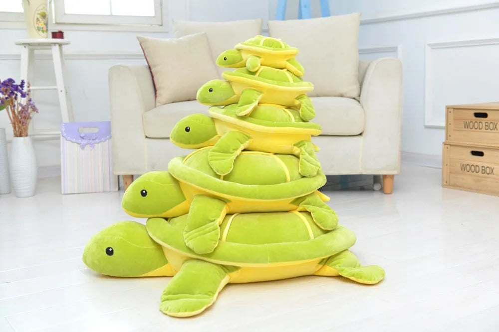 Large Green Turtle Sleeping Pillow Plush Toy Animals - Tophatter Daily Deals