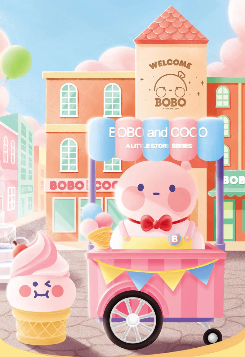 Genuine Pop Mart Bobo & Coco A Little Store Series Blind Box Figure Food - Tophatter Daily Deals