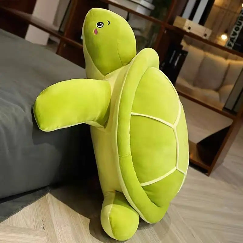 Large Green Turtle Sleeping Pillow Plush Toy Animals - Tophatter Daily Deals