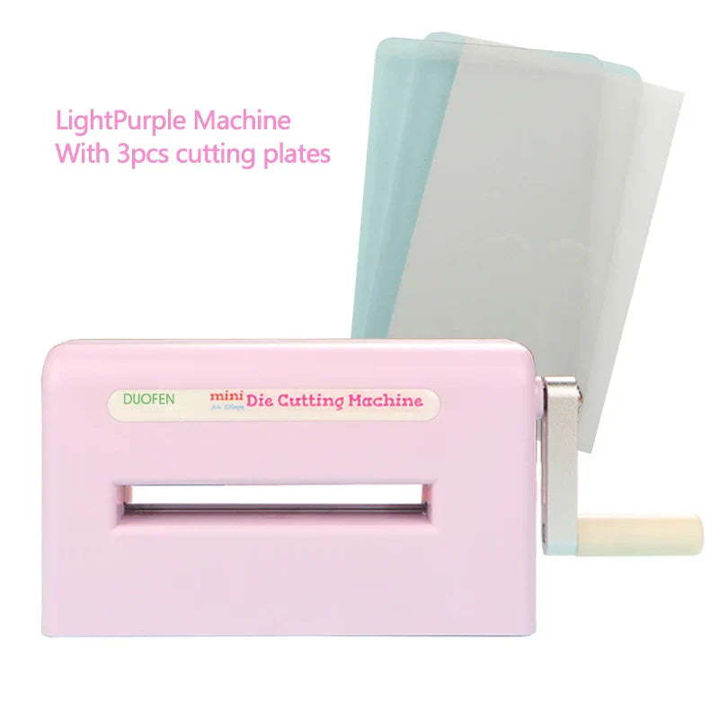 Die Cutting Machine A6 105mm Mini Embossing Tool Crafts Purple - Tophatter Daily Deals