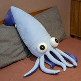 Octopus Plush Blue or Pink Squid Tentacles Cuttlefish Animals - Tophatter Daily Deals