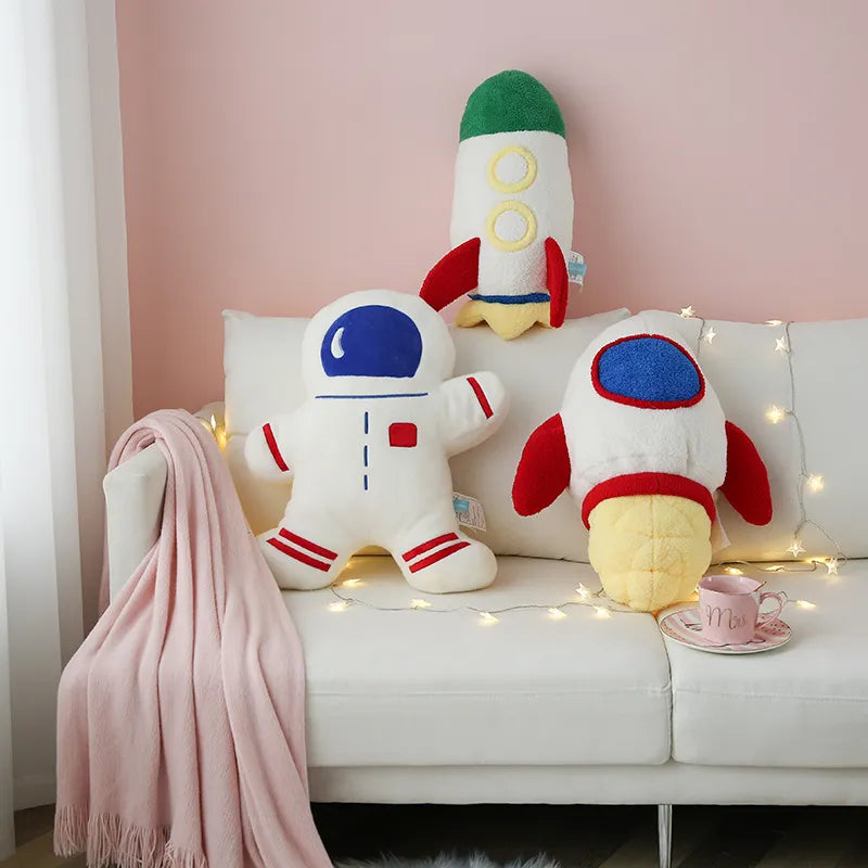 Outer Space Series Plush Rocket Astronaut Airplane Space Shuttle Aircraft Stuffed Soft Toy Outer Space - Tophatter Daily Deals