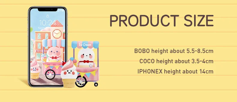 Genuine Pop Mart Bobo & Coco A Little Store Series Blind Box Figure Food - Tophatter Daily Deals