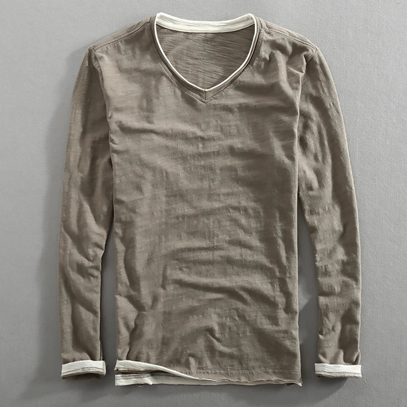 Soft Classic Men's V Neck Sweater - V Cut, Cotton, Casual - Tophatter Daily Deals