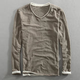 Soft Classic Men's V Neck Sweater - V Cut, Cotton, Casual - Tophatter Daily Deals
