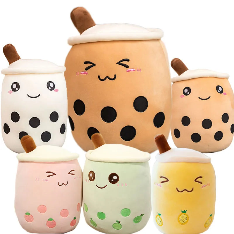 Bubble Tea Boba Milk Tea Drink Plushie Food - Tophatter Daily Deals