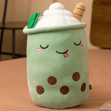 Cute Bubble Tea Plush Toy Stuffed Milk Tea Soft Boba Fruit Tea Cup Plushie Apple Food - Tophatter Daily Deals